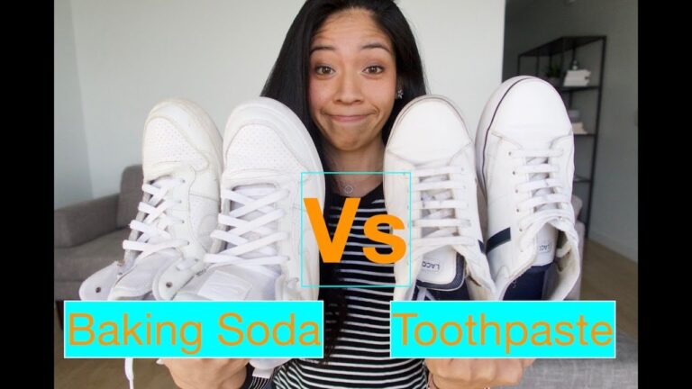 Should You Clean White Sneakers With Baking Soda?